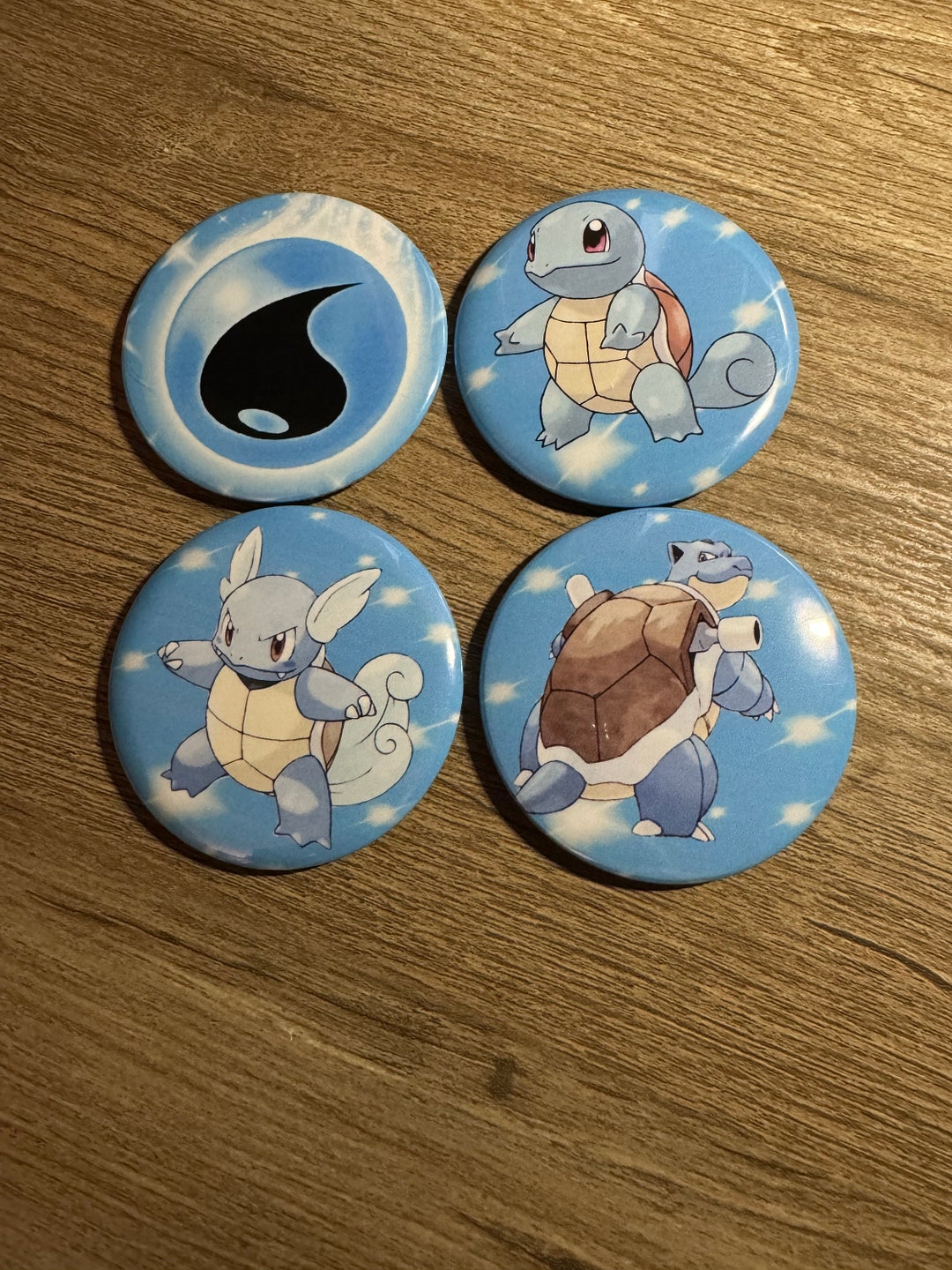 Water Pokémon Squirtle Evolution Etsy