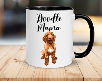 Taza para mamá de Golden Doodle, regalo único para amantes de los perros