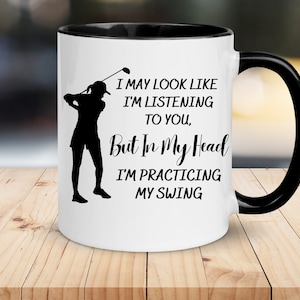 Golf Gifts For Women, Gift For Female Golfer, Female Golf Mug