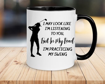 Taza de golf, regalo para golfistas, práctica de swing