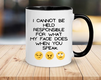 Taza de oficina graciosa: No me hago responsable