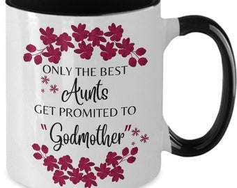 Godmother Gift, Godmother Coffee Mug, Fairy Godmother Gift, Aunt Gift