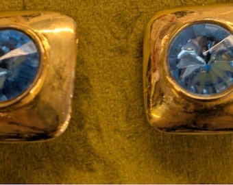 Vintage Rivoli Strass Ohrclips