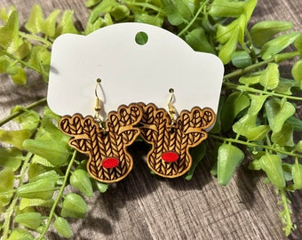 Rudolph Earrings