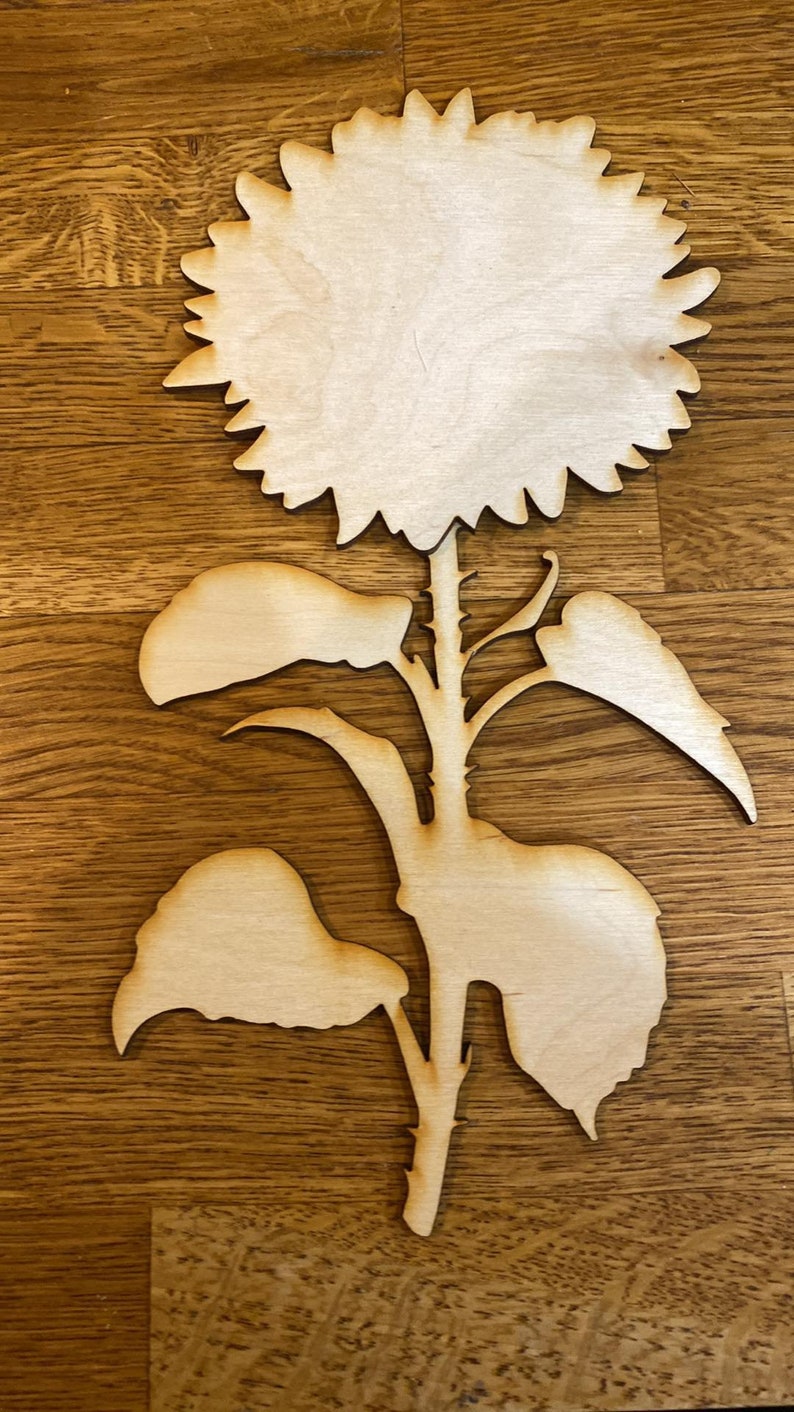 Etched Sunflower Chalk Couture DIY Etsy