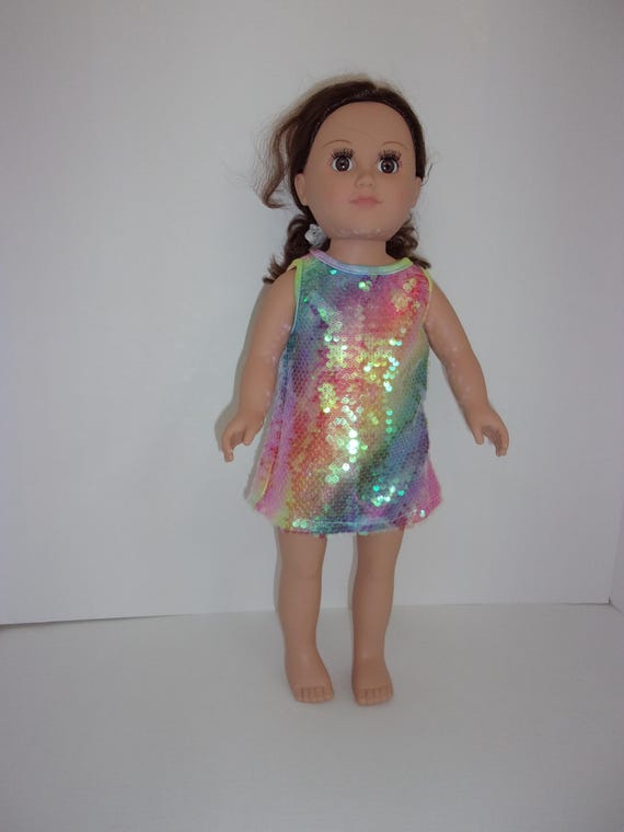 white christmas dresses Mattel Barbie Brunette Purple And Teal Sequin Dress Glitz Doll| Radar Toys main image 0