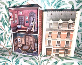 Vintage Victorian Dollhouse Miniature Kit | Printable Antique Mini Paper Doll’s House | Digital File | 5cm x 7.5cm | 11 Periwinkle Lane