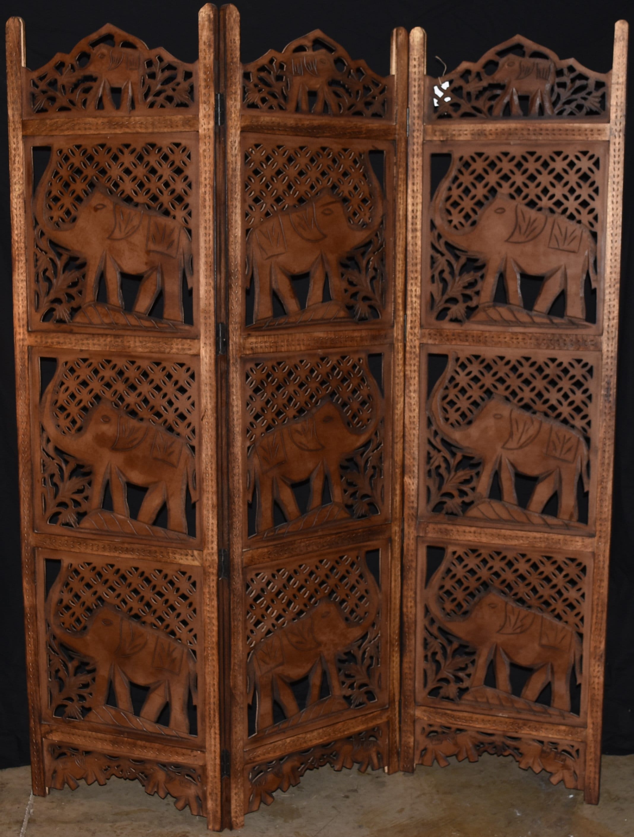 Room Divider, Brown Wooden Partition, Room Partition, Privacy Screen ...