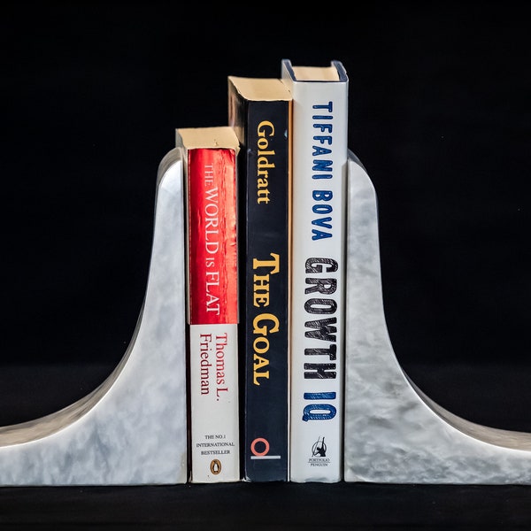 Marble Bookends Etsy