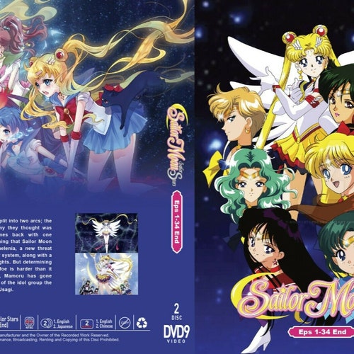 Animation Japan Anime DVD Complete Sailor Moon Season 1-5 (1992-1996) English Dubbed & All Region Box Set + FedEx Express Shipping - .br Animation Japan Anime DVD Complete Sailor Moon Season 1-5 (1992-1996) English Dubbed & All Region Box Set + FedEx Express Shipping - .br