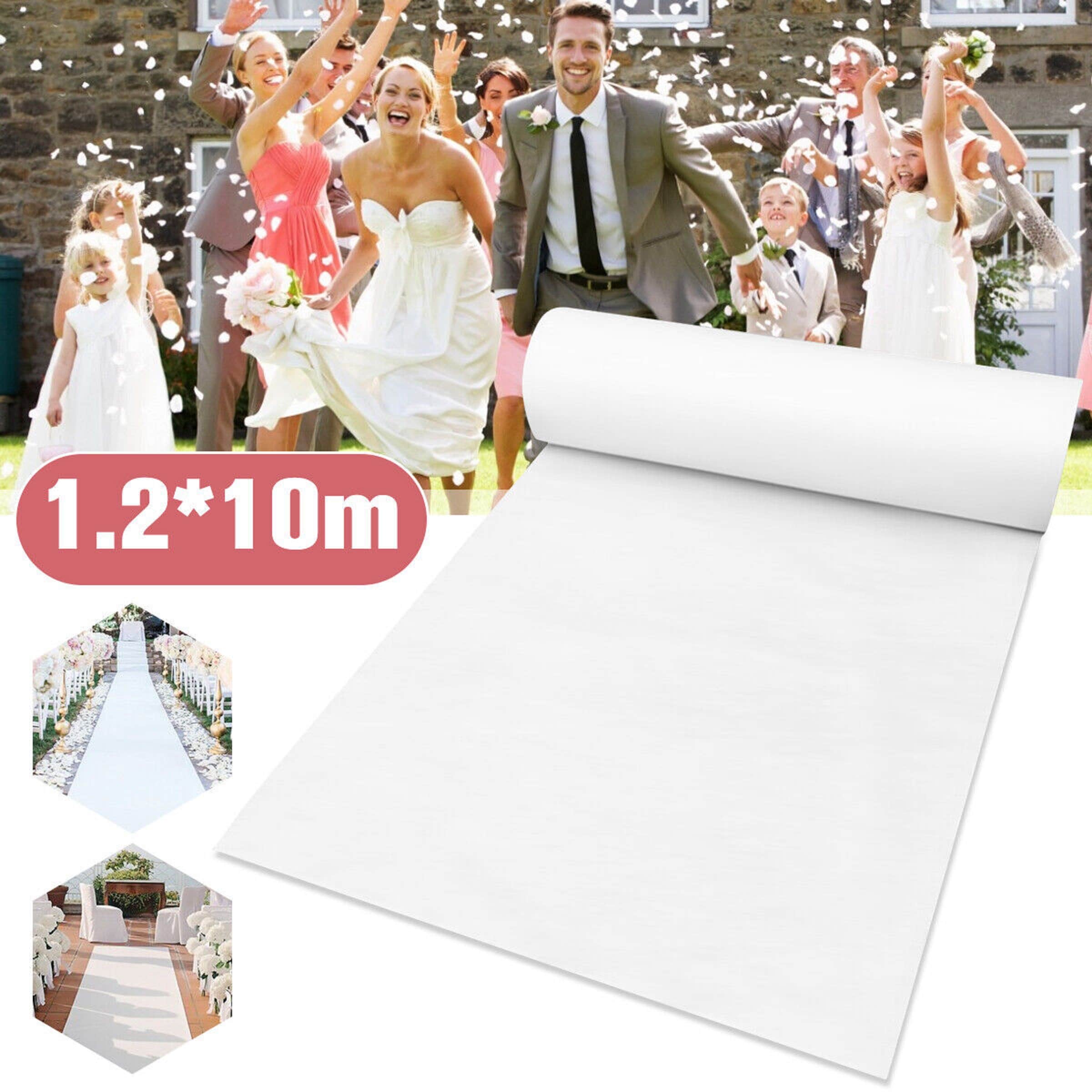 1M X 10M White Carpet Aisle Runner Wedding Party Event Etsy