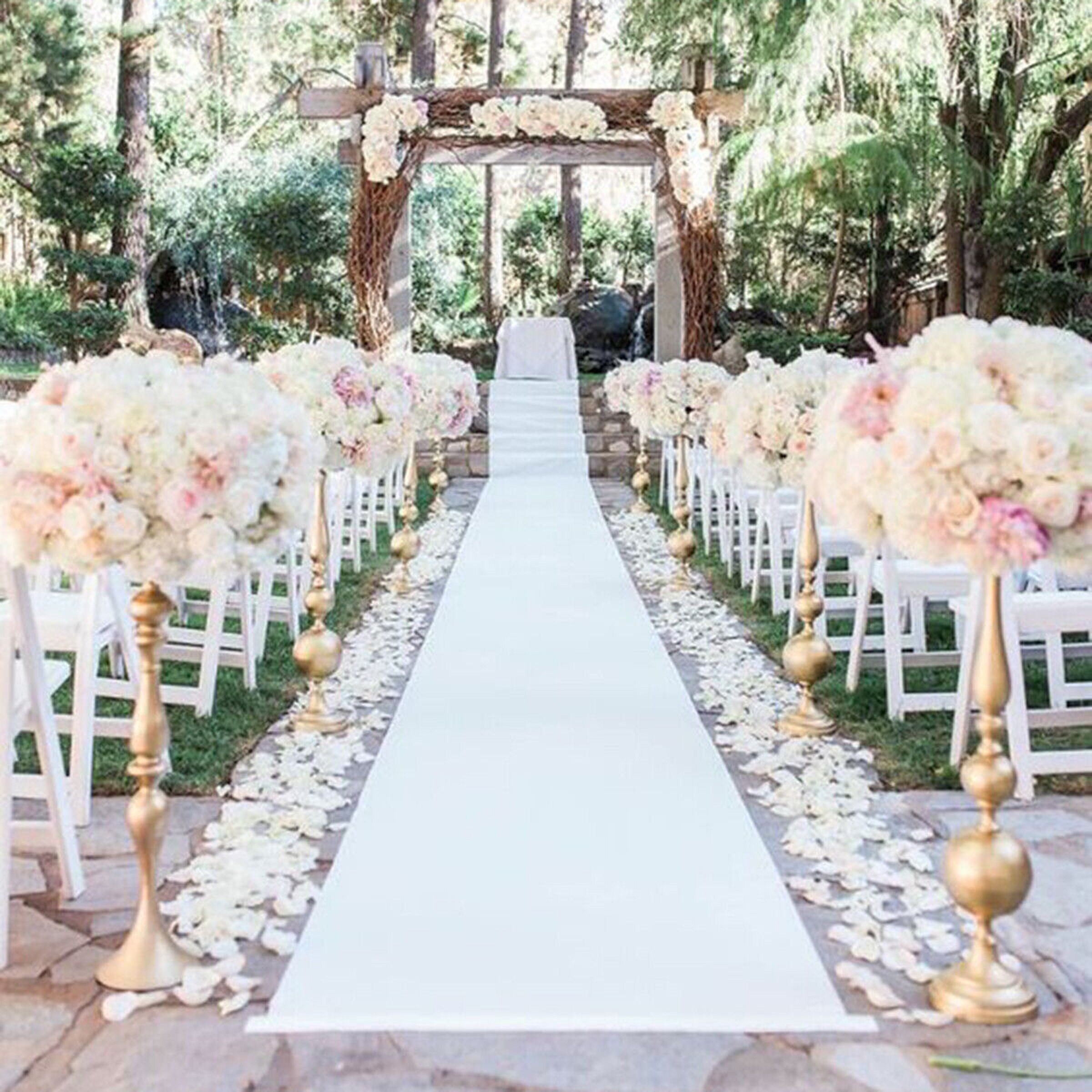 1M X 10M White Carpet Aisle Runner Wedding Party Event Etsy