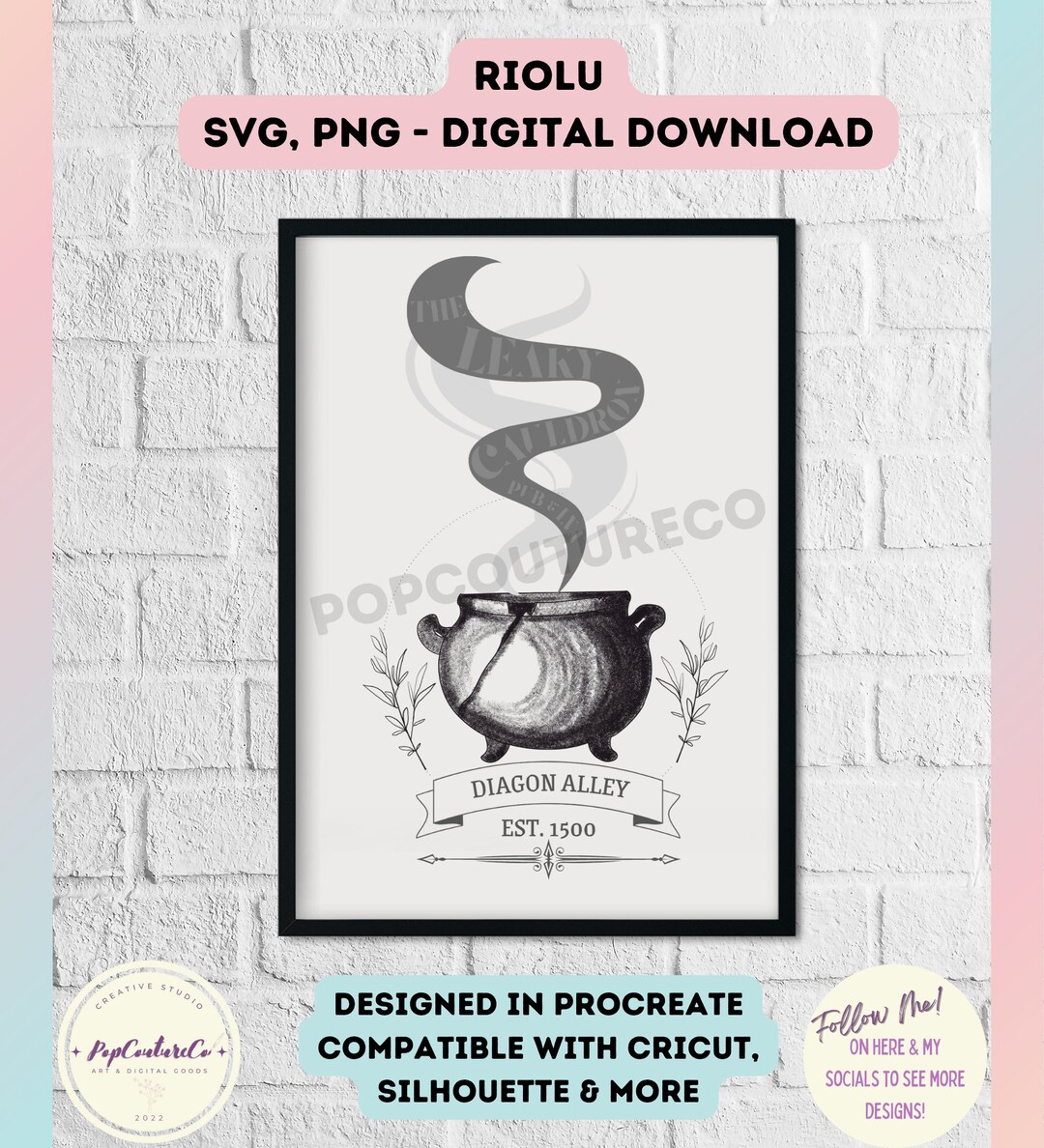 THE LEAKY CAULDRON Digital Download Leaky Cauldron Svg Png - Etsy