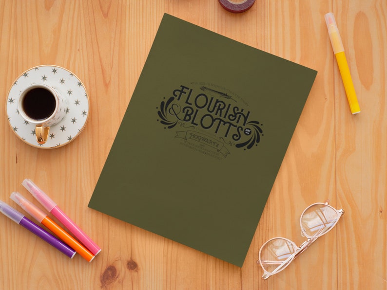 FLOURISH & BLOTTS Digital Download, Flourish and Blotts SVG Png, Wizard