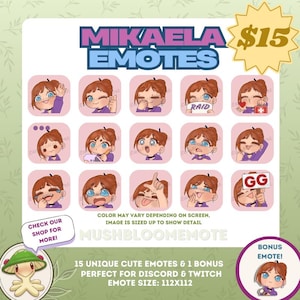 Emotes DBD de Mikaela Reid: 15 expresiones para Twitch y Discord (Descarga digital)