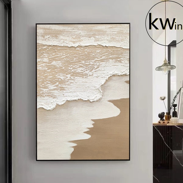 White Beige Wall Art Etsy