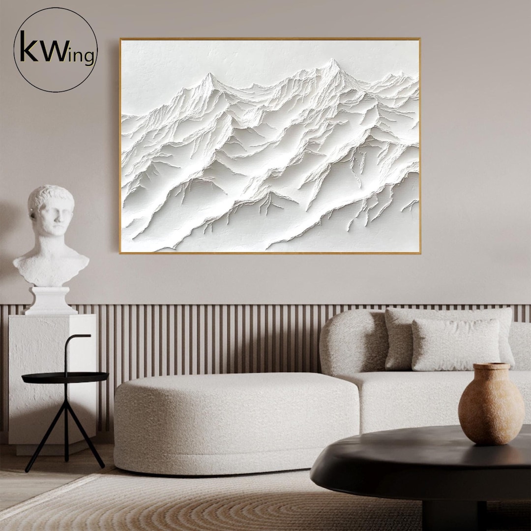 Make Your Own Textured Canvas Art on a Budget | TikTok - Textured Wall Decor On A Budget