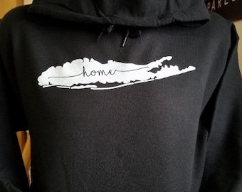 Long Island Home-sweater met capuchon