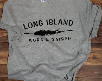 Long Island geboren en getogen T-shirt