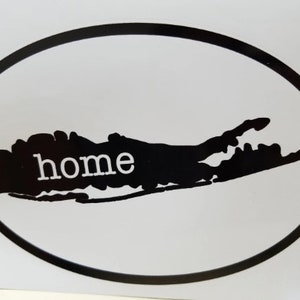 Long Island Home Sticker (6" x 4")