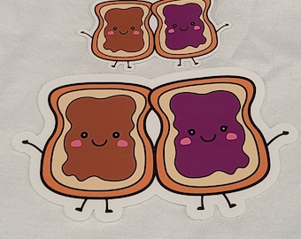 Peanut Butter & Jelly Stickers