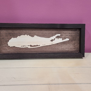 Long Island wooden Sign