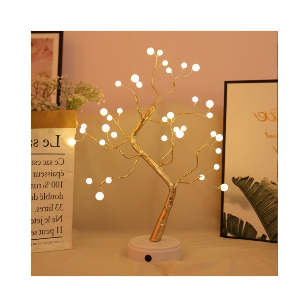 3D Tree Nightstand Table Lamp, Wedding Centerpiece Light, Home