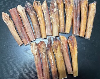 6” MONSTER and MONSTER SMALLJUMBOS Black Angus Bully’s 1.3-1.4 oz each 6” Bully Sticks Dog Chews  (6 pk Or 12 serving) 2 pk serv in Samples