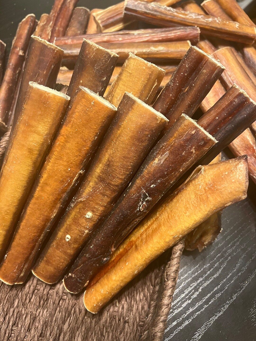 6 MONSTER Black Angus STINKY BULLY Sticks High Odor Etsy