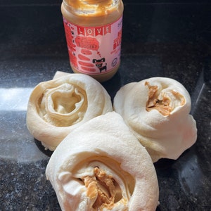 EAR BASES Hard Cow Ear Base Tough Chew! Add a dab peanut butter or yogurt to keep them busy for awhile!
