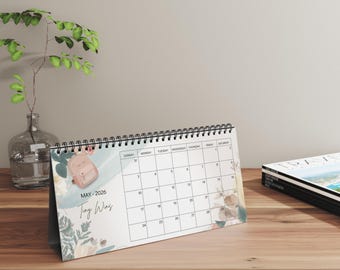2026 Desk Calendar, Teachers Desktop Calendar, Inspirational Teacher Quotes, Monthly Motivation for Educators, Teacher Desk Decor Gift