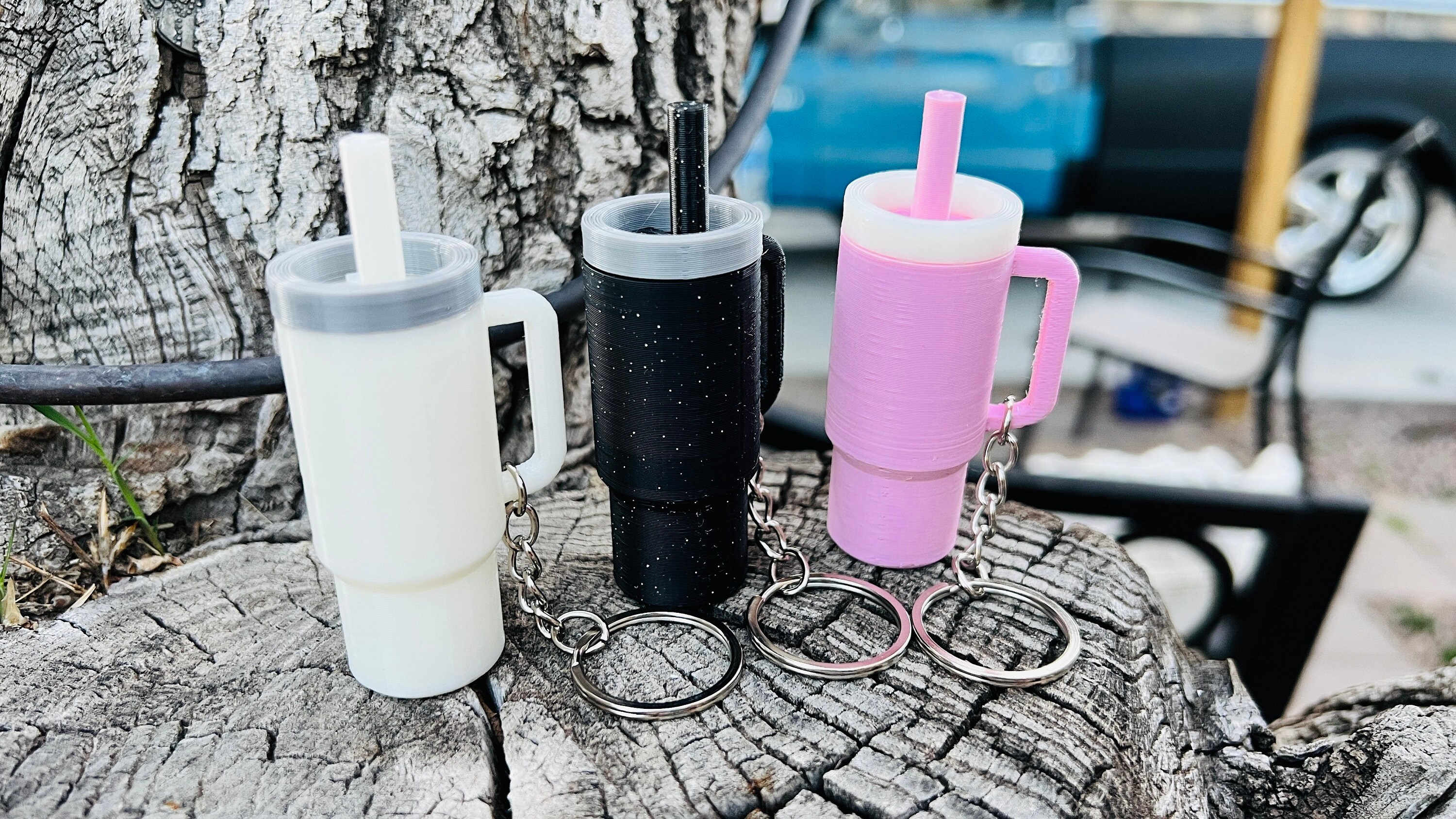 Mini Stanley Tumbler Keychain 3D Printed Trendy Cup 