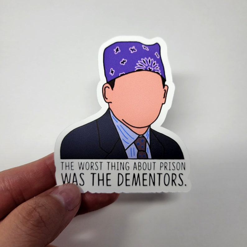 The Office Stickers, The Office tv show, The Office Gifts, lap top stickers, The Office theme, water bottle stickers, Michael Scott image 6