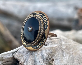 Antique Victorian 10kt gold filled ring