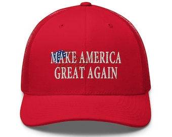 Chapeau Make America Great Again avec drapeau des États-Unis - COLLECTION RAF
