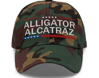 Sombrero para patriotas pro-Trump, Alcatraz de caimán y simpatizantes de ICE - COLECCIÓN RAF