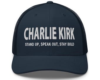 Charlie Kirk supporter patriotic hat, cap - RAF COLLECTION