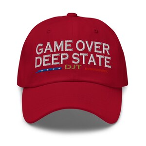 Cap Game over Deep State - hat for Trump supporters - RAF COLLECTION