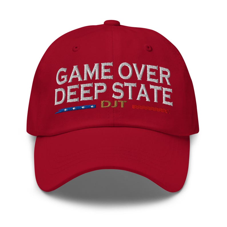 Cap Game over Deep State - hat for Trump supporters - RAF COLLECTION