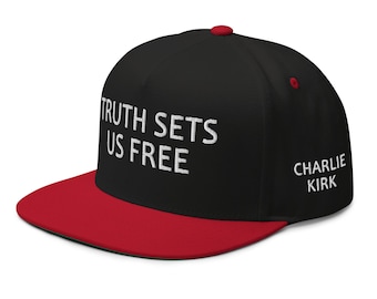 Cap, Hat: 'Truth Sets Us Free' - Charlie Kirk - RAF COLLECTION