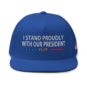 Hat: I stand proudly with US President, black, red pro-Trump hat, Republican hat - RAF COLLECTION