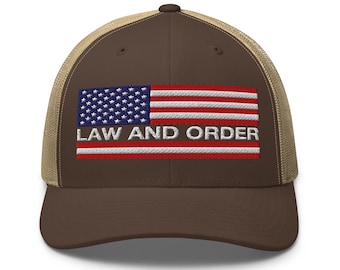 Cap Law and Order - Hat for Trump supporters - RAF COLLECTION