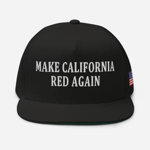 Pro-RepublicanHat red cotton California hat, pro-Trump hat - RAF COLLECTION