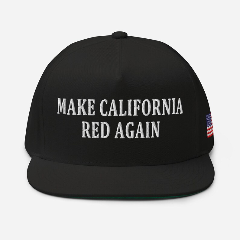 Pro-RepublicanHat red cotton California hat, pro-Trump hat - RAF COLLECTION
