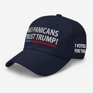 Design cotton hat: No panicans - Trust President Trump! - RAF COLLECTION