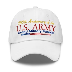 Pro-Trump Patriot Anniversary hat - 250th Anniversary U.S. Army Grand Military Parade - RAF COLLECTION