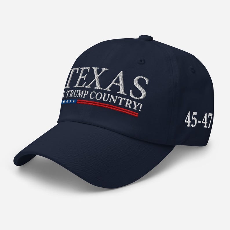 Texas is Trump Country! Red cotton hat for President supporter - RAF COLLECTION