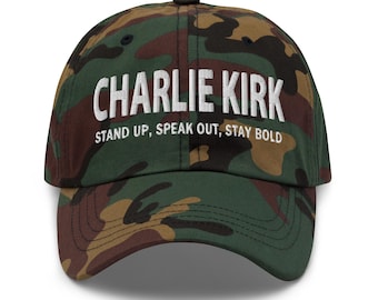 Charlie Kirk supporter patriotic hat - RAF COLLECTION