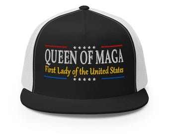 Cap, hat for Melania Trump  Supporters - Queen of MAGA - RAF COLLECTION
