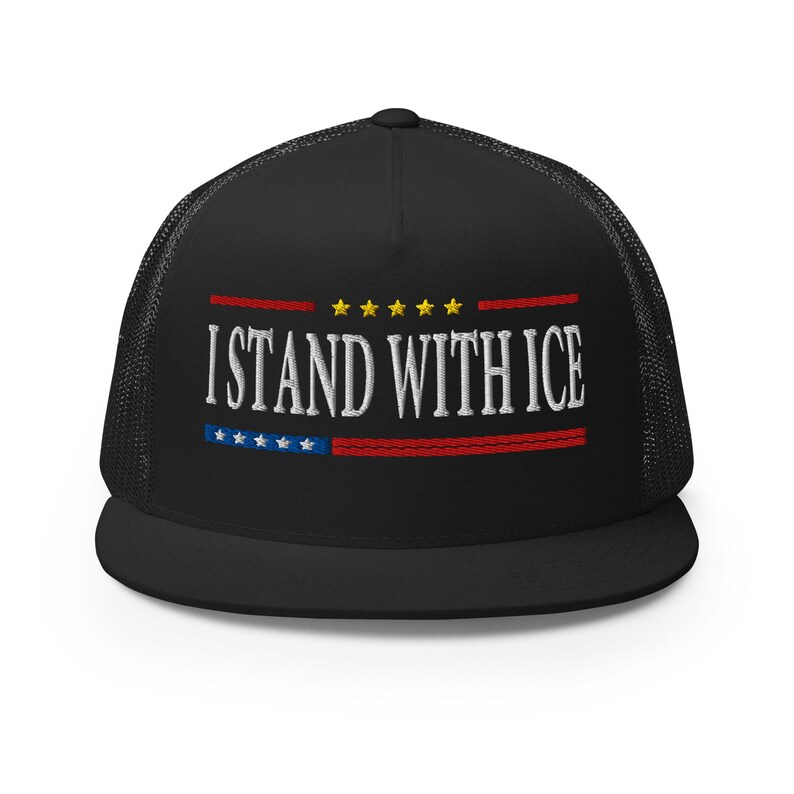 Cap Patriotic Pro-Trump Hat - I stand with ICE - RAF COLLECTION